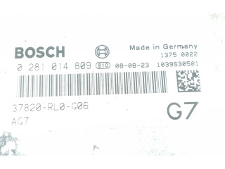 Řídící jednotka 37820RL0G06, 0281014809   Honda Accord 2009