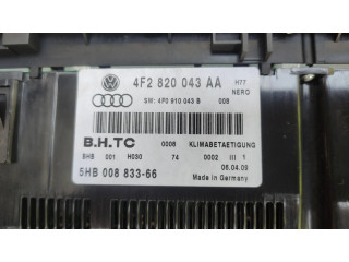 Блок управления климат-контролем 4F2820043AA, 4F0910043B   Audi A6 S6 C6 4F