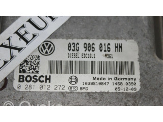 Блок управления двигателя 03G906016HN, 0281012272   Volkswagen Caddy