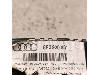 Панель приборов 8P0920931, D0H20004   Audi A3 S3 8P       