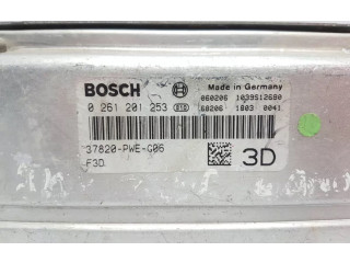 Řídící jednotka 0261208375, 37820PWEG05   Honda Jazz 2006