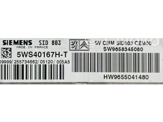 Řídící jednotka SW9658345080, SW9658345080   Peugeot 407 2004