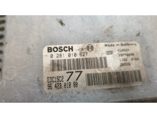 Řídící jednotka 0281010627, 9640938680   Peugeot 406 2002