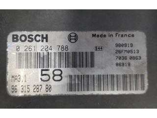 Řídící jednotka 9631528780, 9631528780   Peugeot 106 1996