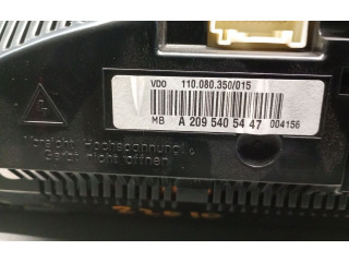 Přístrojová deska  Mercedes-Benz CLK A209 C209 2007 A2095405447, A2095405447  