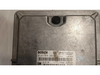 Блок управления двигателя 24417194, 0281010269   Opel Vectra B