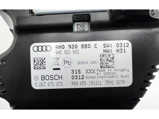 Přístrojová deska  Audi A8 S8 D4 4H 2013 4H0920880C  