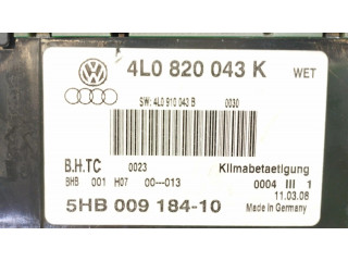 Блок управления климат-контролем 4L0820043M, 4L0820043K   Audi Q7 4L