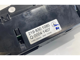 Блок управления климат-контролем 2198301085, 00041407   Mercedes-Benz CLS C219