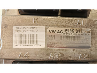 Блок управления двигателя 059907309F, 4M0907401A   Audi Q7 4M