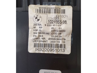 Přístrojová deska  BMW 1 E82 E88 2009 9220951, 102495598  