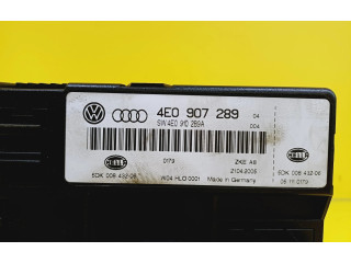 Комфортный модуль 4E0907289, 4E0910289A    Audi A8 S8 D3 4E 2002 - 2009 года
