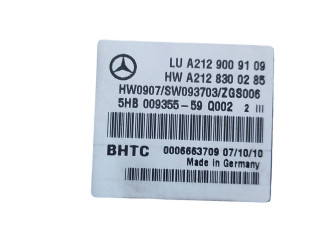 Блок управления климат-контролем A2128300285, 5HB00935559   Mercedes-Benz E W212