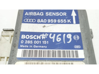 Блок подушек безопасности 8A0959655K, 0285001151   Audi A8 S8 D2 4D