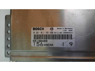 Блок управления двигателя 0281011491   Alfa Romeo 156