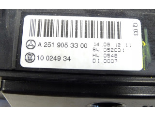 Блок управления климат-контролем A2519053300   Mercedes-Benz R W251