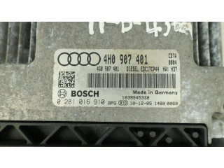 Блок управления двигателем Блок управления 4H0907401   Audi A8 S8 D4 4H