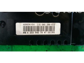 Přístrojová deska  Mercedes-Benz C W203 2004 A2C53091836  
