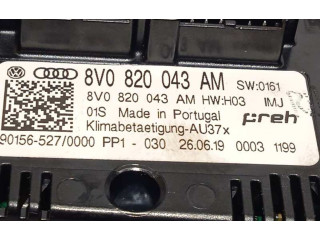 Блок управления климат-контролем 8V0820043AM   Audi A3 8Y