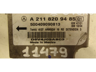 Блок подушек безопасности A2118209485   Mercedes-Benz E W211