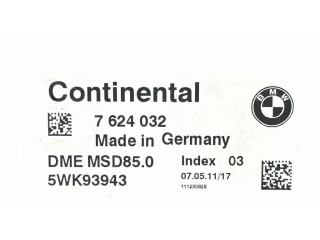 Řídící jednotka 7624032, 5WK93943   BMW 5 GT F07 2016