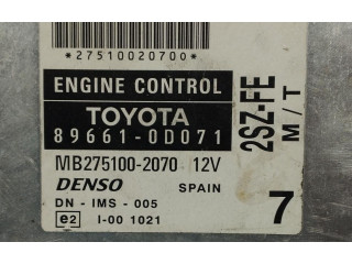 Řídící jednotka 89661-0D071, 89661-0D071   Toyota Yaris 2005