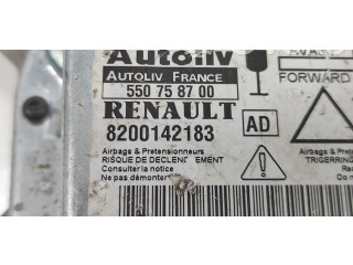 Блок подушек безопасности 550758700, 8200142183   Renault Laguna I
