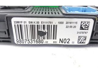   Pojistková skříňka 1611427280, 9807531680   Citroen C-Elysée 2014