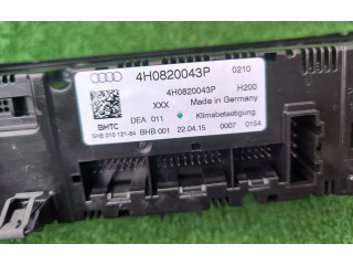 Блок управления климат-контролем 4H0820043P, 5HB01012184   Audi A8 S8 D4 4H