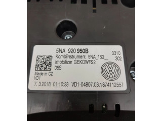 Přístrojová deska  Volkswagen Tiguan 2018 5NA920950B, 5NA160  