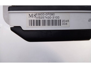 Přístrojová deska  Toyota Corolla E140 E150 2007 838000F090, MB2574303100  