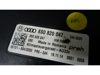 Блок управления климат-контролем 8S0820047   Audi TT TTS RS Mk3 8S