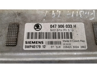 Řídící jednotka 047906033H, 5WP4017912   Skoda Fabia Mk1 (6Y) 2001