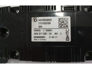 Блок управления климат-контролем 275105919R, 0027767320   Smart ForFour II W453