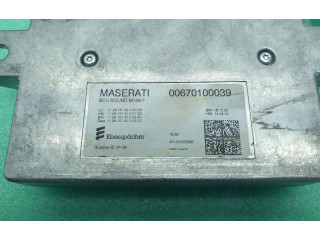 Pojistková skříňka Звукоусилитель 00670100039, 1129161420000B   Maserati Levante 2017