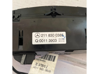 Блок управления климат-контролем 2118300385   Mercedes-Benz E W211
