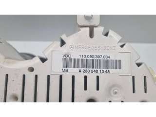Přístrojová deska  Mercedes-Benz SL R230 2009 A2305400023, 2305400023  