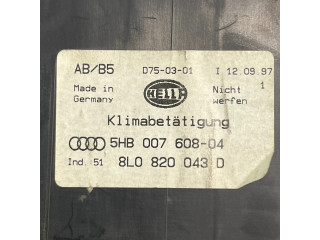 Блок управления климат-контролем 8L0820043D, 5HB00760804   Audi A3 S3 8L