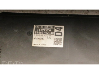 Блок управления двигателя 89661-42d40, 275100-3714   Toyota RAV 4 (XA30)