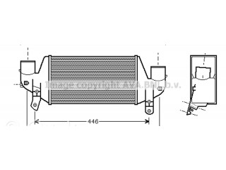 Интеркулер  1671444   Ford Focus 2.0