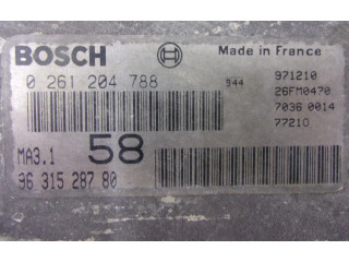 Řídící jednotka 9631528780, 9631528780   Peugeot 106 1998