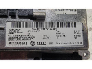 Дисплей    4F0919603B, 6349FT057648221   Audi A6 S6 C6 4F