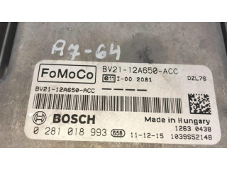 Блок управления двигателя BV2112A650ACC, 0281018993   Ford Fiesta