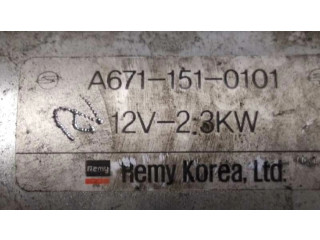 Стартер  A6711510101, 6711510101   SsangYong Korando