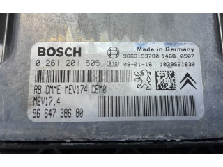 Комплект блоков управления 9663193780, 0261201505   Peugeot 207 CC