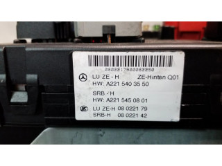   Pojistková skříňka A2215403550, A2215450801   Mercede-Benz S W221 2008