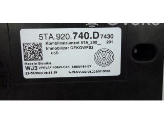 Панель приборов 5TA920740D, 34878KM   Volkswagen Touran III       