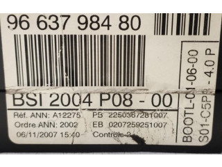   Pojistková skříňka 9663798480   Peugeot 207 2008
