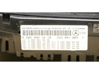 Přístrojová deska  Mercedes-Benz C W205 2016 A2059001018, A2059018600  