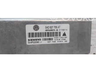 Блок управления коробки передач 0AD927755AT, 5WP22090   Volkswagen Touareg I
